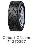 Tire Clipart #1270307 by AtStockIllustration