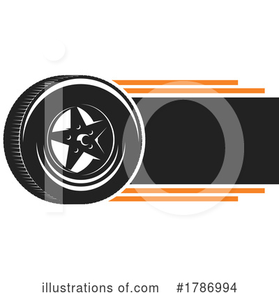 Royalty-Free (RF) Tire Clipart Illustration by Vector Tradition SM - Stock Sample #1786994
