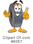 Tire Clipart #8057 by Mascot Junction