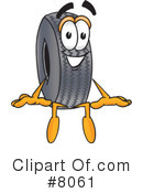Tire Clipart #8061 by Mascot Junction