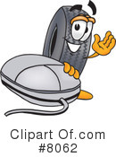 Tire Clipart #8062 by Mascot Junction