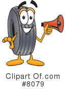 Tire Clipart #8079 by Mascot Junction