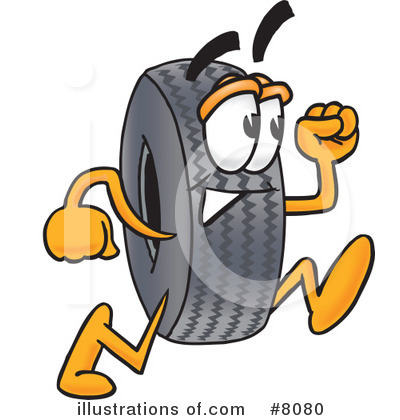 Tire Clipart #8080 by Toons4Biz