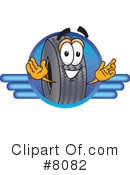 Tire Clipart #8082 by Mascot Junction