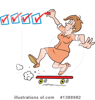 Royalty-Free (RF) To Do Clipart Illustration by Johnny Sajem - Stock Sample #1388982
