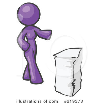 Royalty-Free (RF) To Do Clipart Illustration by Leo Blanchette - Stock Sample #219378
