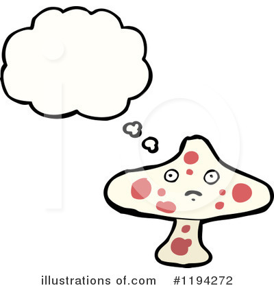 Royalty-Free (RF) Toadstool Clipart Illustration by lineartestpilot - Stock Sample #1194272