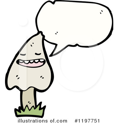 Royalty-Free (RF) Toadstool Clipart Illustration by lineartestpilot - Stock Sample #1197751