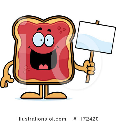 Toast And Jam Clipart #1172420 by Cory Thoman