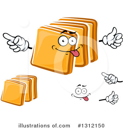 Royalty-Free (RF) Toast Clipart Illustration by Vector Tradition SM - Stock Sample #1312150