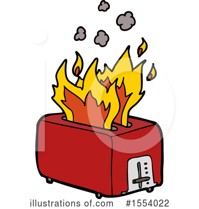 Royalty-Free (RF) Toaster Clipart Illustration by lineartestpilot - Stock Sample #1554022