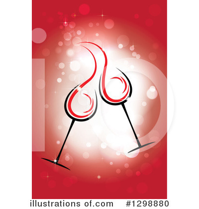 Royalty-Free (RF) Toasting Clipart Illustration by ColorMagic - Stock Sample #1298880