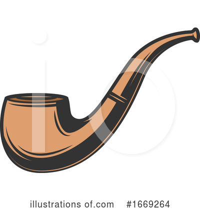 Tobacco Pipe Clipart #1669264 by Vector Tradition SM
