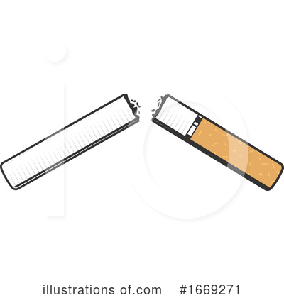 Cigarette Clipart #1669271 by Vector Tradition SM