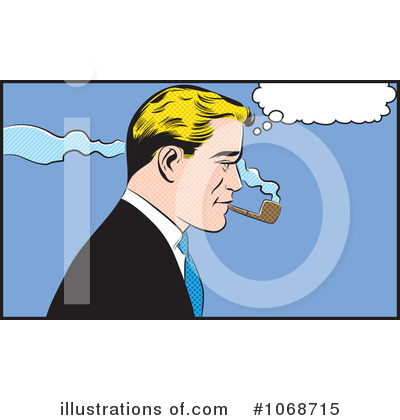 Royalty-Free (RF) Tobacco Pipe Clipart Illustration by brushingup - Stock Sample #1068715