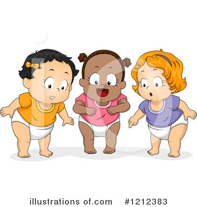 Royalty-Free (RF) Toddler Clipart Illustration by BNP Design Studio - Stock Sample #1212383