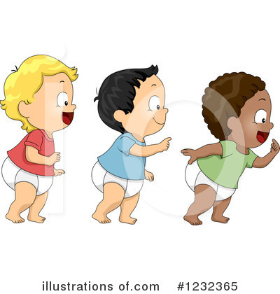 Royalty-Free (RF) Toddler Clipart Illustration by BNP Design Studio - Stock Sample #1232365