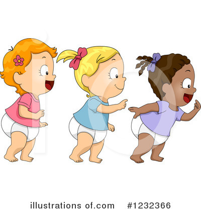 Royalty-Free (RF) Toddler Clipart Illustration by BNP Design Studio - Stock Sample #1232366