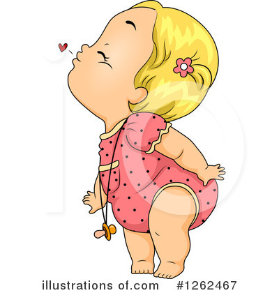 Baby Girl Clipart #1262467 by BNP Design Studio