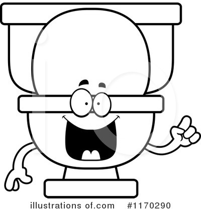 Royalty-Free (RF) Toilet Clipart Illustration by Cory Thoman - Stock Sample #1170290