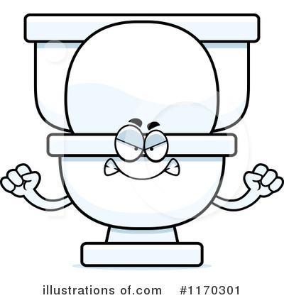 Toilet Clipart #1170301 by Cory Thoman