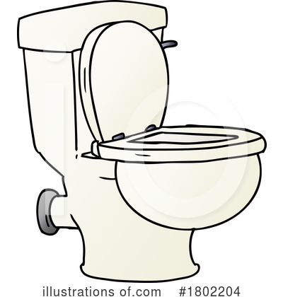 Royalty-Free (RF) Toilet Clipart Illustration by lineartestpilot - Stock Sample #1802204