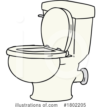 Royalty-Free (RF) Toilet Clipart Illustration by lineartestpilot - Stock Sample #1802205