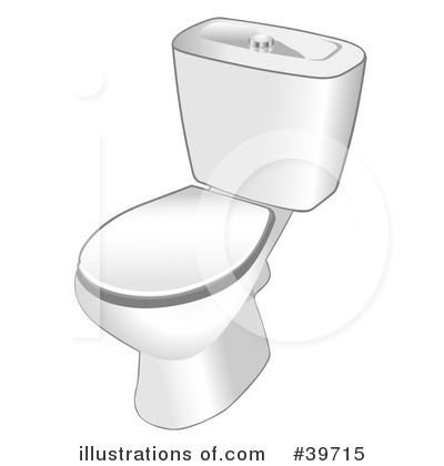 Royalty-Free (RF) Toilet Clipart Illustration by dero - Stock Sample #39715