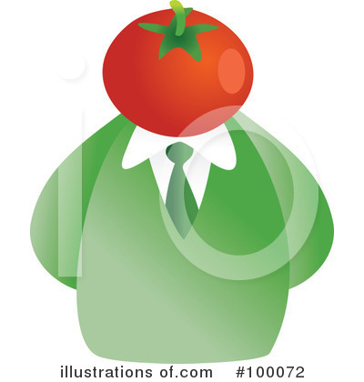Royalty-Free (RF) Tomato Clipart Illustration by Prawny - Stock Sample #100072
