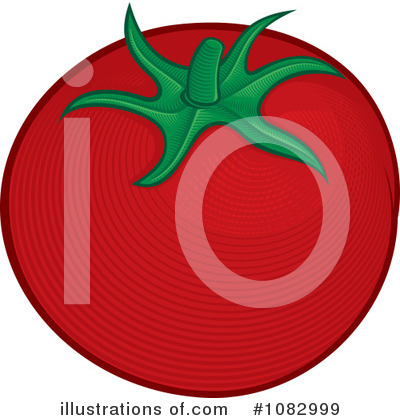 Royalty-Free (RF) Tomato Clipart Illustration by Any Vector - Stock Sample #1082999