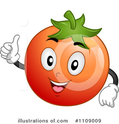 Royalty-Free (RF) Tomato Clipart Illustration by BNP Design Studio - Stock Sample #1109009