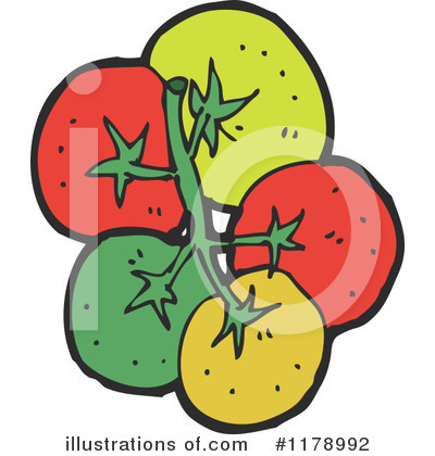 Royalty-Free (RF) Tomato Clipart Illustration by lineartestpilot - Stock Sample #1178992