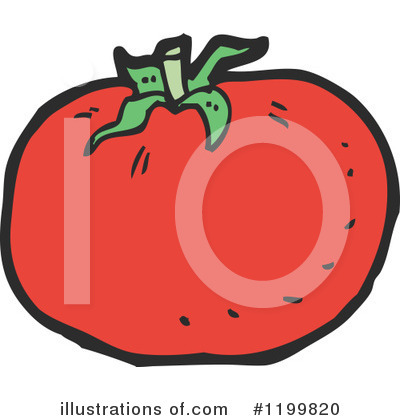 Royalty-Free (RF) Tomato Clipart Illustration by lineartestpilot - Stock Sample #1199820