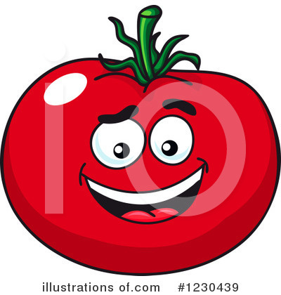 Royalty-Free (RF) Tomato Clipart Illustration by Vector Tradition SM - Stock Sample #1230439