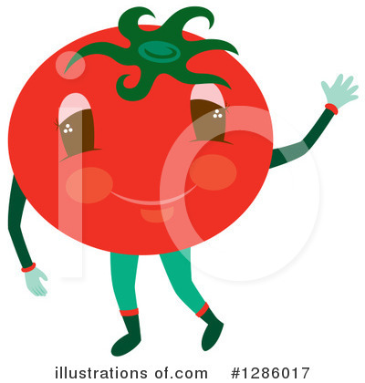 Royalty-Free (RF) Tomato Clipart Illustration by Cherie Reve - Stock Sample #1286017