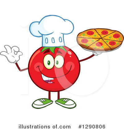 Pizza Clipart #1290806 by Hit Toon