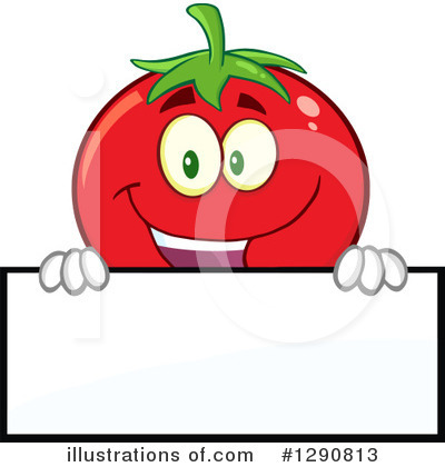 Royalty-Free (RF) Tomato Clipart Illustration by Hit Toon - Stock Sample #1290813