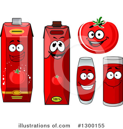 Royalty-Free (RF) Tomato Clipart Illustration by Vector Tradition SM - Stock Sample #1300155