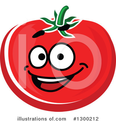 Royalty-Free (RF) Tomato Clipart Illustration by Vector Tradition SM - Stock Sample #1300212