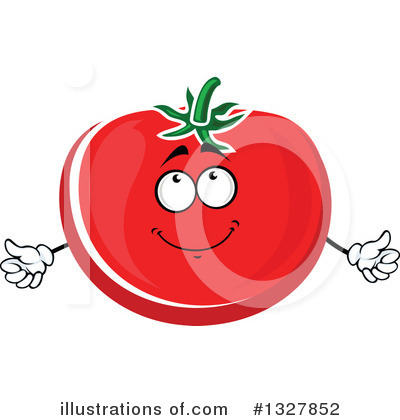 Royalty-Free (RF) Tomato Clipart Illustration by Vector Tradition SM - Stock Sample #1327852