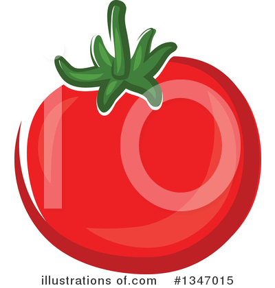 Royalty-Free (RF) Tomato Clipart Illustration by Vector Tradition SM - Stock Sample #1347015