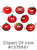 Tomato Clipart #1375691 by Vector Tradition SM