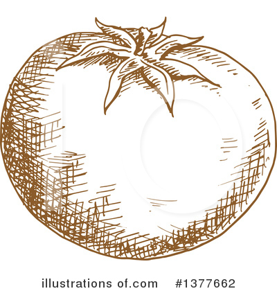 Royalty-Free (RF) Tomato Clipart Illustration by Vector Tradition SM - Stock Sample #1377662