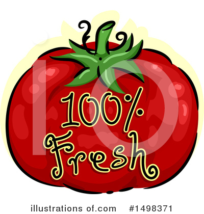 Royalty-Free (RF) Tomato Clipart Illustration by BNP Design Studio - Stock Sample #1498371