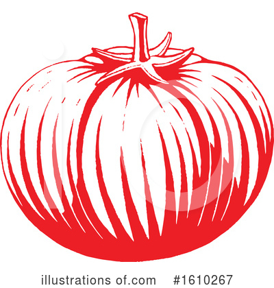 Royalty-Free (RF) Tomato Clipart Illustration by cidepix - Stock Sample #1610267
