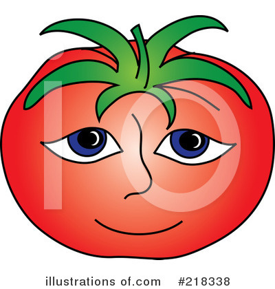 Royalty-Free (RF) Tomato Clipart Illustration by Pams Clipart - Stock Sample #218338