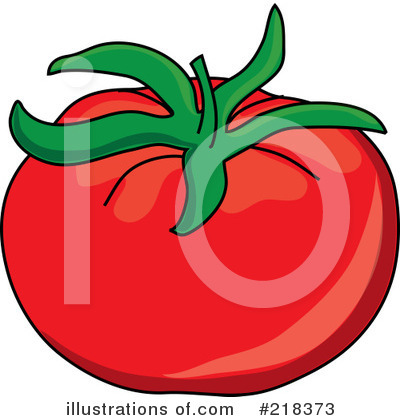Royalty-Free (RF) Tomato Clipart Illustration by Pams Clipart - Stock Sample #218373