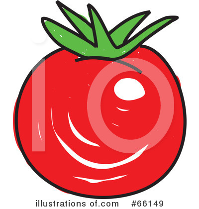 Royalty-Free (RF) Tomato Clipart Illustration by Prawny - Stock Sample #66149