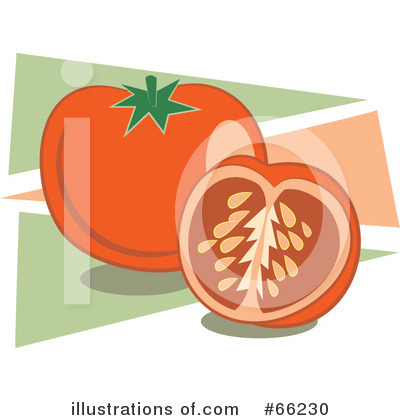 Royalty-Free (RF) Tomato Clipart Illustration by Prawny - Stock Sample #66230