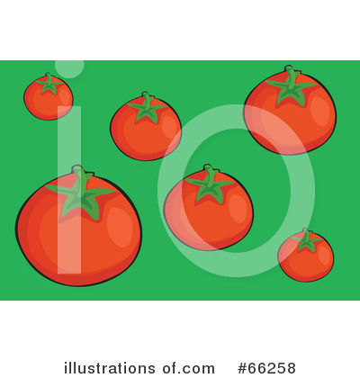 Royalty-Free (RF) Tomato Clipart Illustration by Prawny - Stock Sample #66258